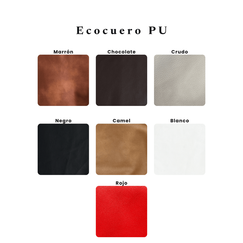 Sofá lineal 2 cuerpos Ecocuero PU | Teo