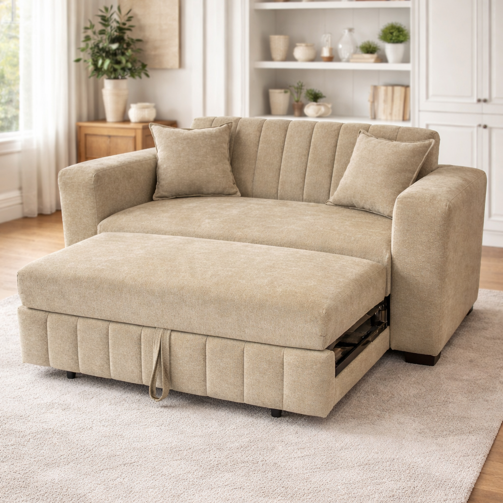 Sofá cama 1 1/2 plaza Chenille Charleston | Esparta