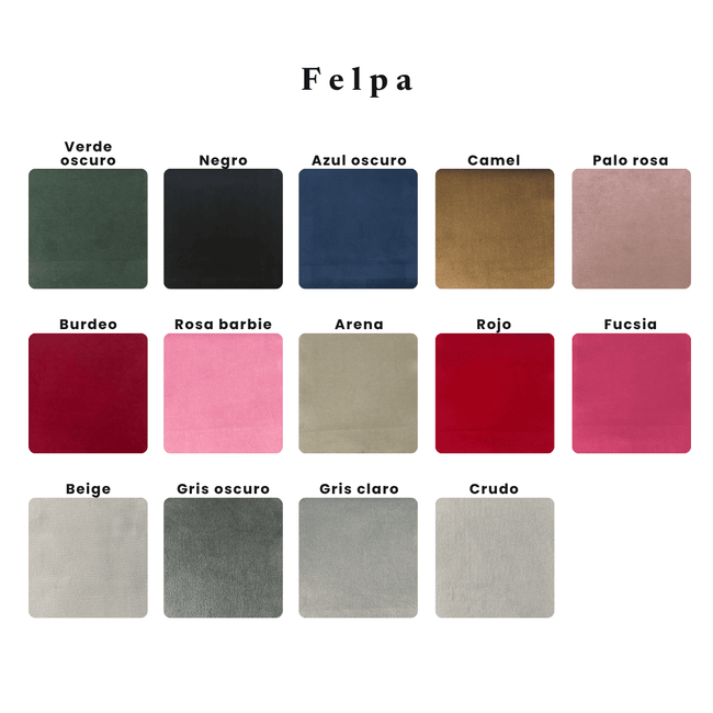 Sofá cama 2 plazas Felpa | Kira