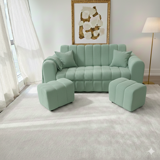 Sofá cama 3 cuerpos Chenille Dallas | Athenas