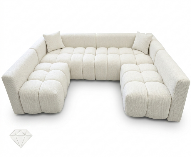 Sofá seccional 5 cuerpos Chenille verona | Olympo U