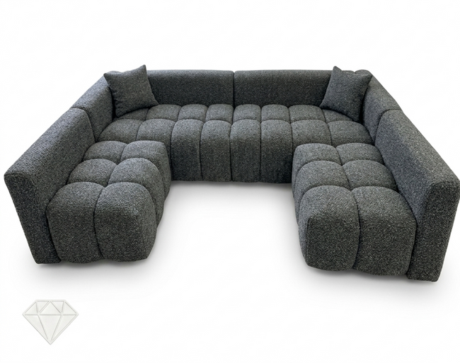 Sofá seccional 5 cuerpos Chenille verona | Olympo U