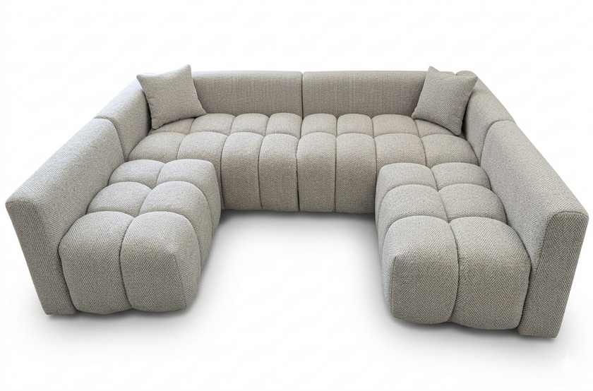 Sofá seccional 5 cuerpos Chenille dallas | Olympo U