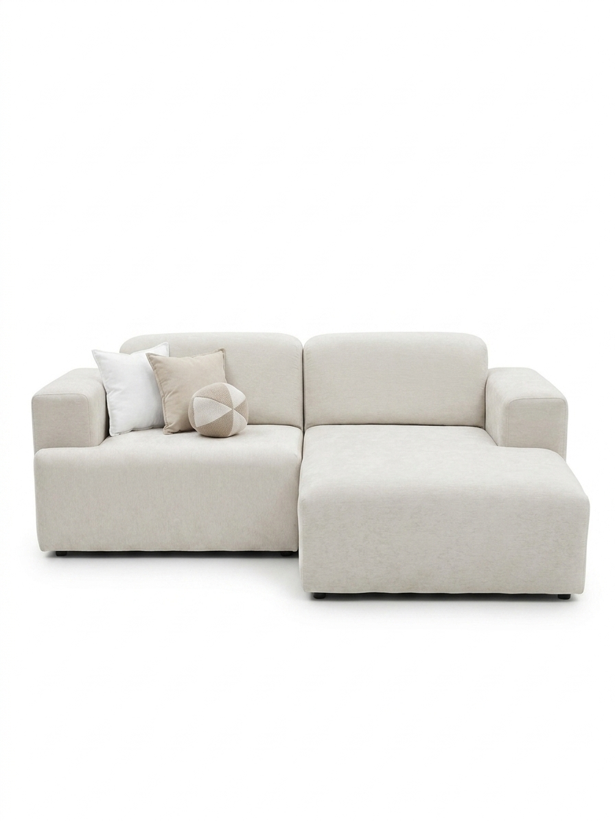 Sofá seccional 3 cuerpos Chenille Charleston | Perla