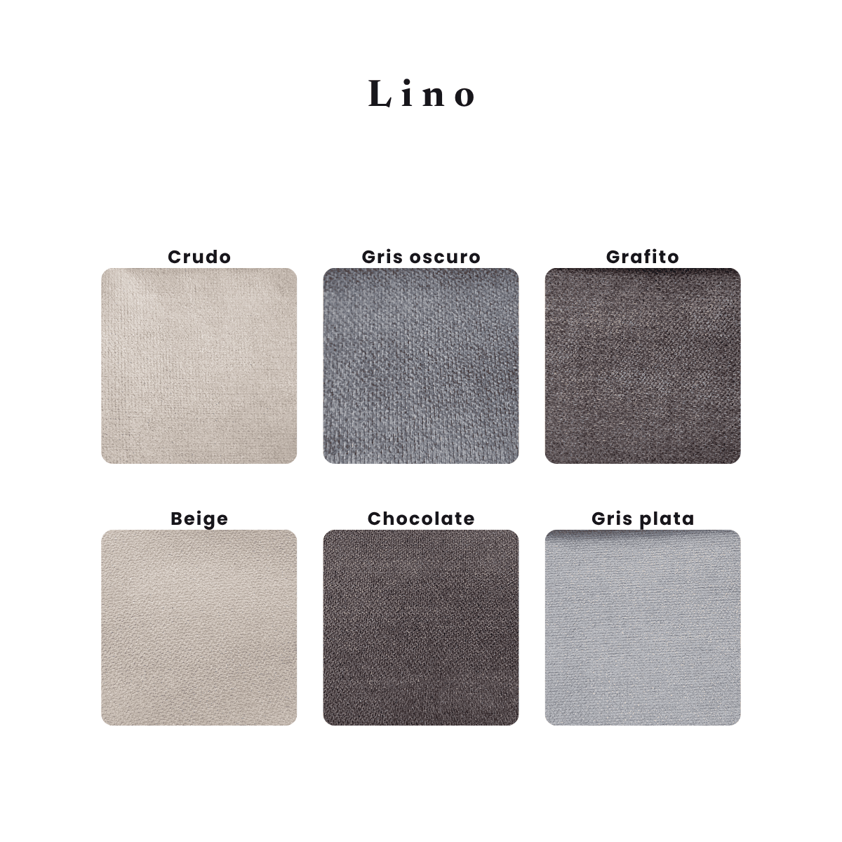 Sofá lineal 2 cuerpos Lino | Mónaco