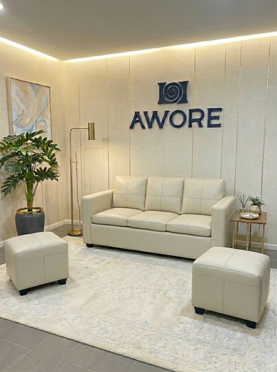 Sofá lineal 3 cuerpos Felpa | Teo