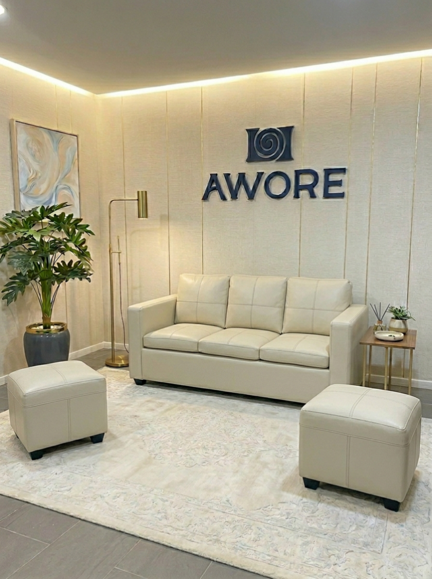 Sofá lineal 3 cuerpos Felpa | Teo