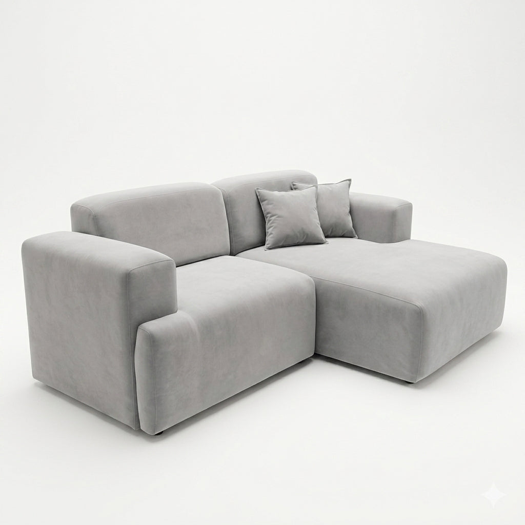 Sofá seccional 3 cuerpos Chenille Charleston | Perla