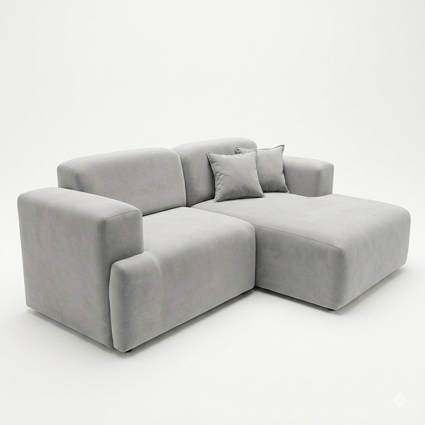 Sofá seccional 3 cuerpos Chenille Charleston | Perla
