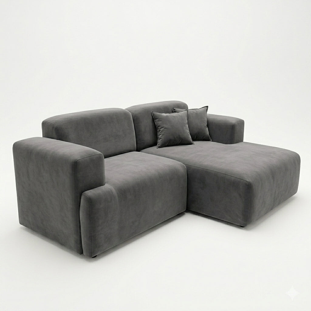 Sofá seccional 3 cuerpos Chenille Charleston | Perla