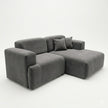 Sofá seccional 3 cuerpos Chenille Charleston | Perla