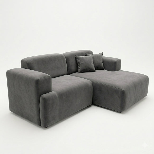 Sofá seccional 3 cuerpos Chenille Charleston | Perla