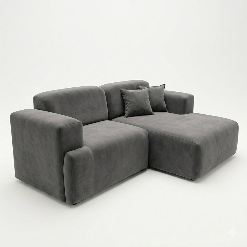 Sofá seccional 3 cuerpos Chenille Charleston | Perla