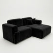 Sofá seccional 3 cuerpos Chenille Charleston | Perla