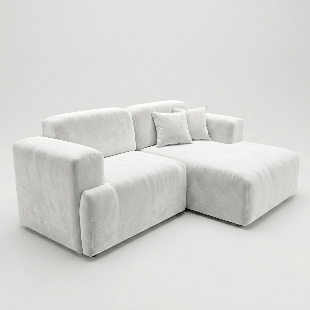 Sofá seccional 3 cuerpos Chenille Charleston | Perla
