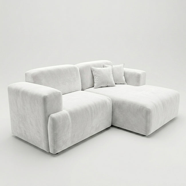 Sofá seccional 3 cuerpos Chenille Charleston | Perla