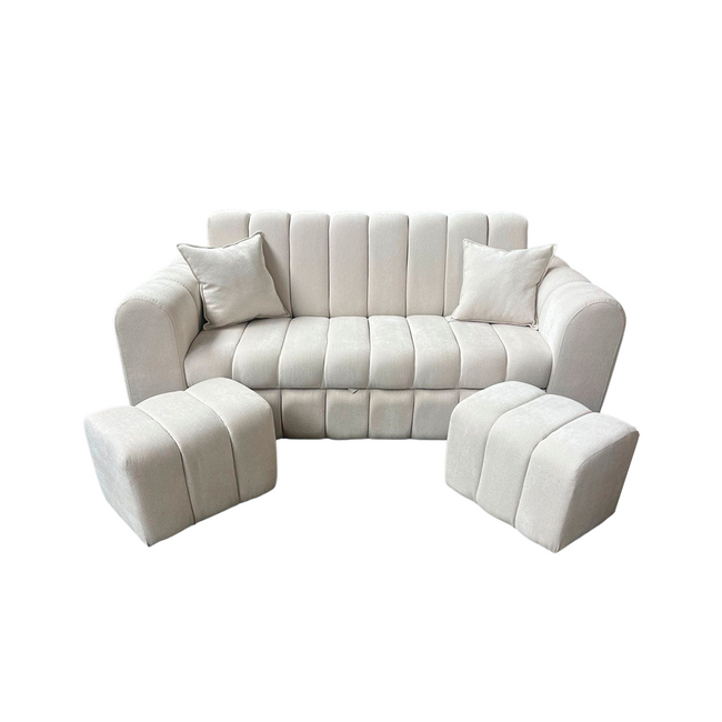 Sofá cama 3 cuerpos Bouclé París | Athenas