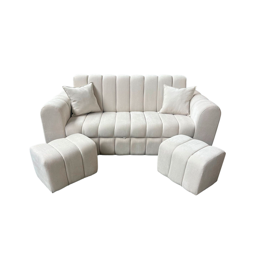 Sofá cama 3 cuerpos Chenille Charleston | Athenas