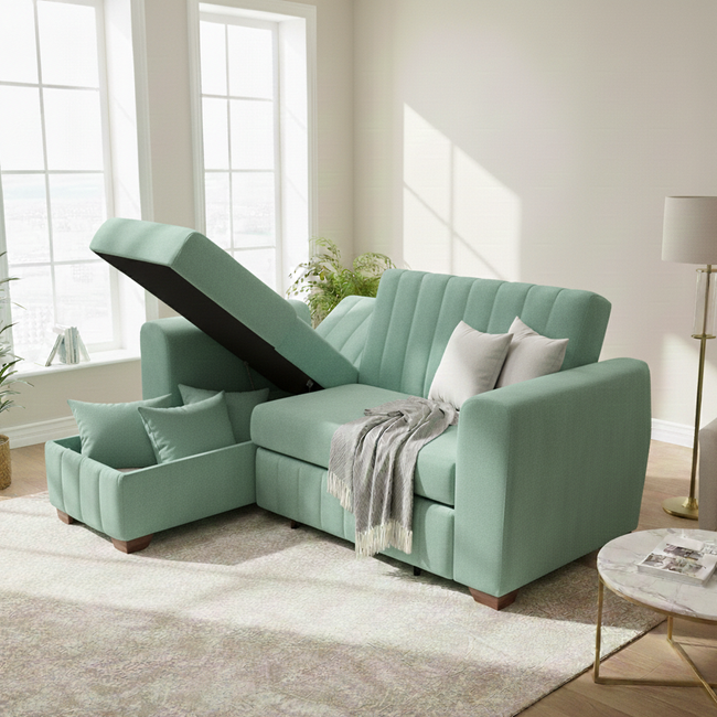 sofá cama baúl 2 plazas