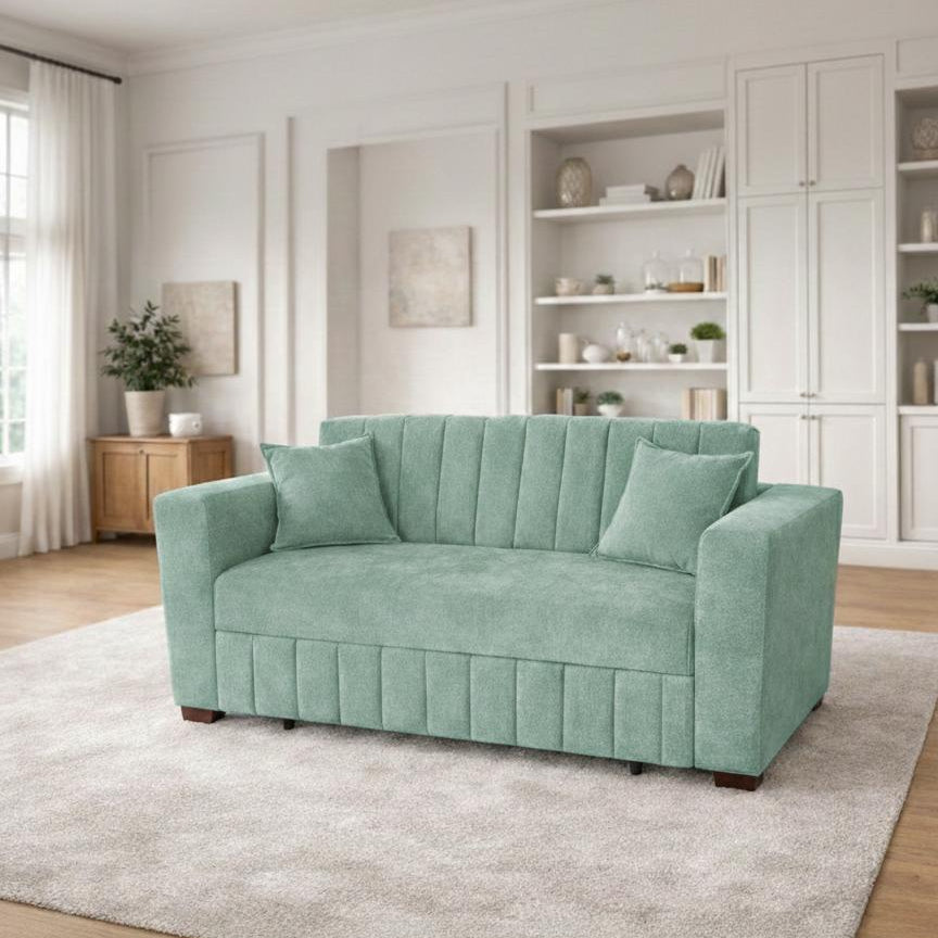 Sofá cama 1 1/2 plaza Chenille Verona Esparta – Awore