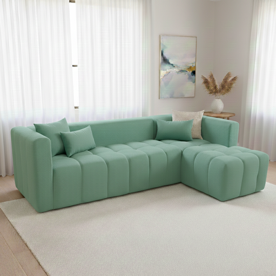 Sofá seccional 3 cuerpos Chenille Verona | Olympo L – Awore