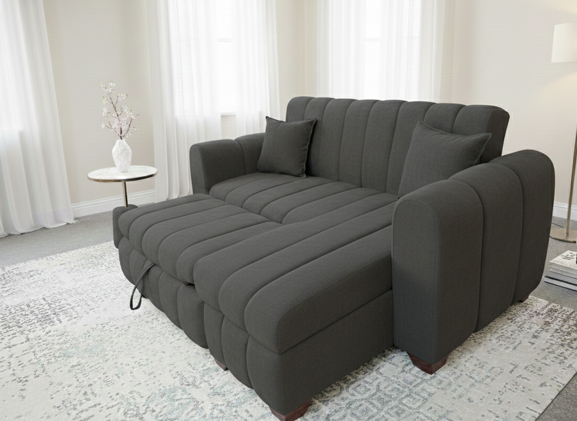 spfá cama baúl gris