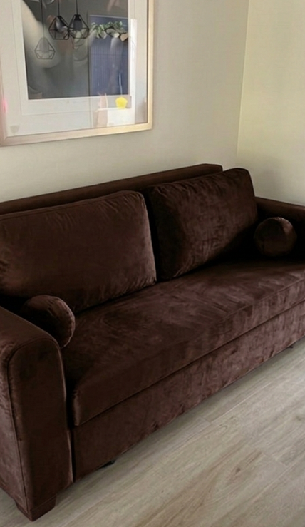 sofa kira marron