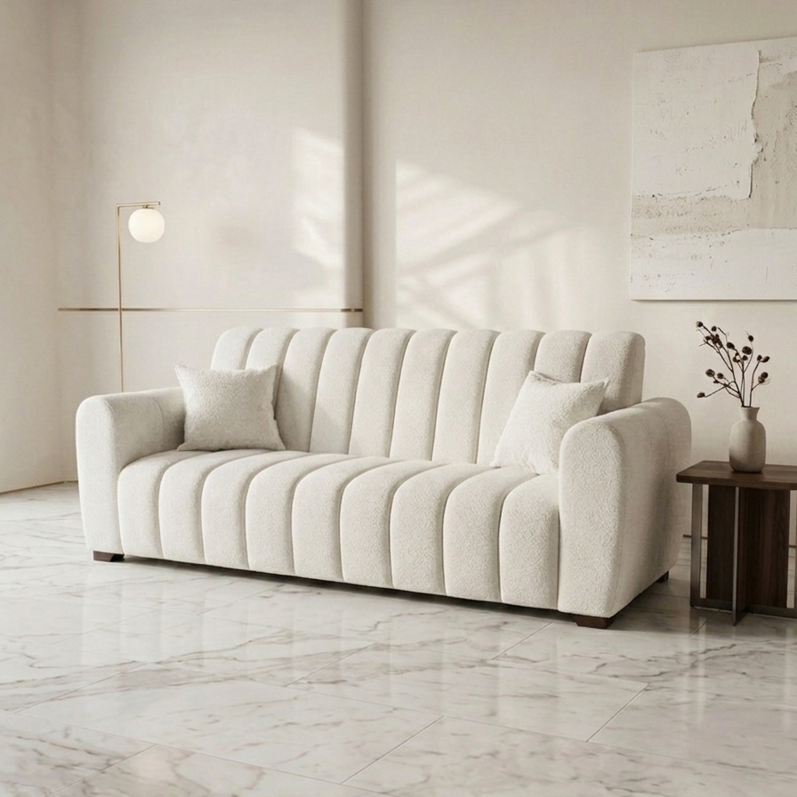 sofa lineal crudo mónaco