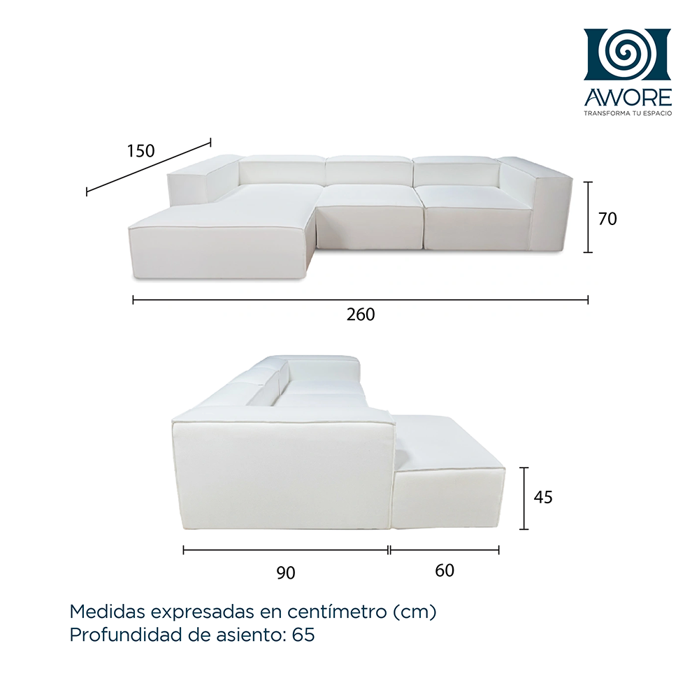 Sofá Pireo 3 Seccionales - Imagen 8