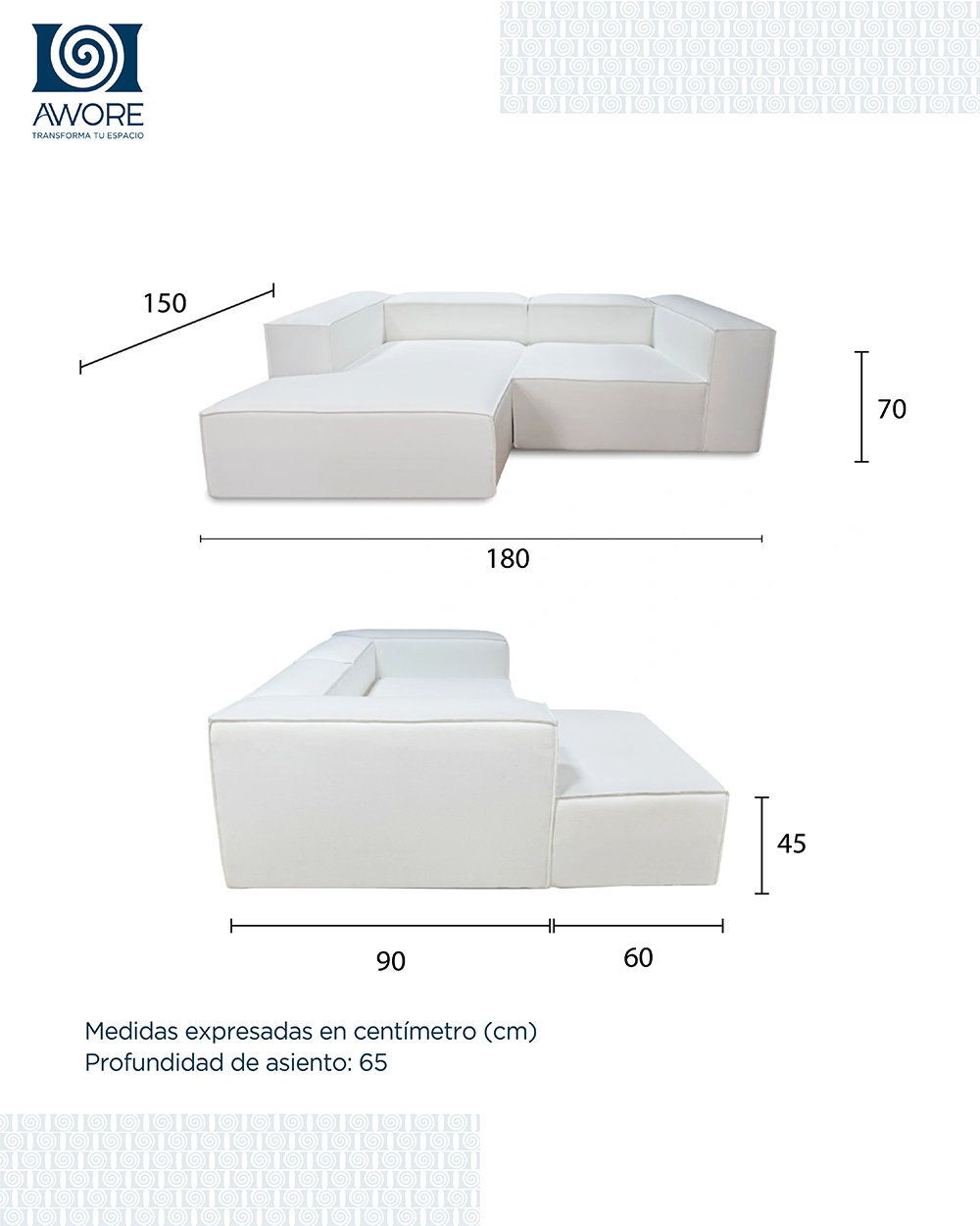 Sofá Pireo 2 Módulos - Imagen 5